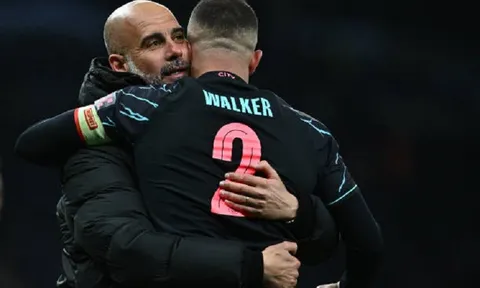 Man City có thể vắng Kyle Walker ở cuộc đại chiến với Real Madrid tại Champions League