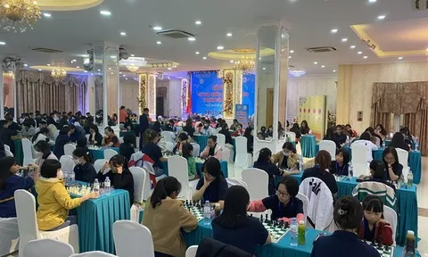 Gần 150 kỳ thủ tranh tài tại giải cờ Vua vô địch đồng đội quốc gia 2024