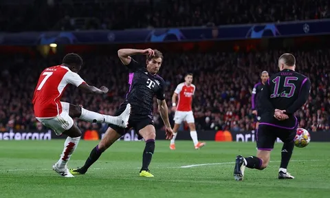 Arsenal nhọc nhằn cầm hòa Bayern Munich ở lượt đi Tứ kết Champions League