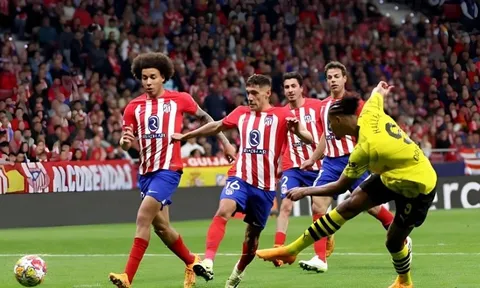 Atletico Madrid thắng Dortmund ở lượt đi Tứ kết Champions League