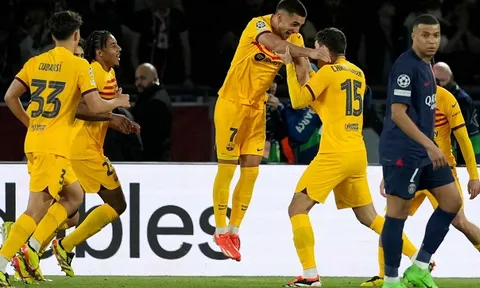 Barcelona thắng PSG ở lượt đi Tứ kết Champions League