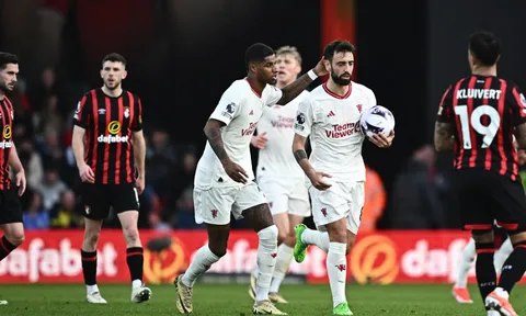 Man United nhọc nhằn giành được trận hòa trên sân của Bournemouth