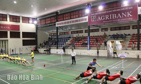 Giải Bắn nỏ, Kéo co, Đẩy gậy trẻ - vô địch tỉnh Hòa Bình năm 2024