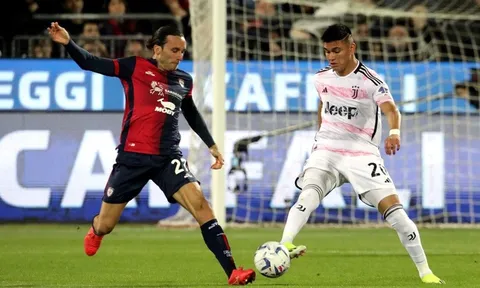 Bị Cagliari cầm hòa, Juventus xa dần với mục tiêu giành ngôi á quân