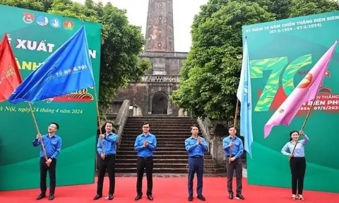 Lễ xuất quân Hành trình đặc biệt “Điện Biên Phủ - Khát vọng non sông”