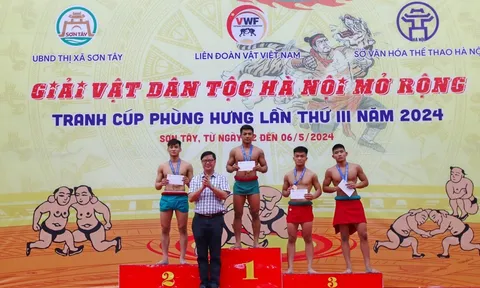 Hà Nội nhất toàn đoàn giải Vật dân tộc Hà Nội mở rộng năm 2024