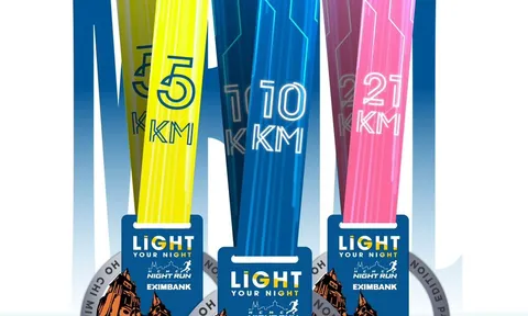 Ra mắt kỷ niệm chương giải chạy đêm Ho Chi Minh City Night Run Eximbank 2024