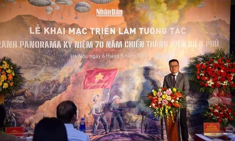 Khai mạc Triển lãm tương tác tranh panorama kỷ niệm 70 năm Chiến thắng Điện Biên Phủ
