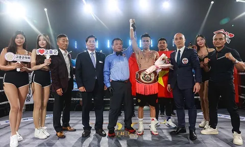 Trần Văn Thảo giành đai vô địch toàn cầu WBO Global