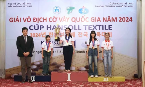 Giải vô địch cờ Vây quốc gia 2024: Thành phố Hồ Chí Minh xếp thứ nhất toàn đoàn