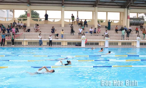 Hòa Bình phát động "Toàn dân tập luyện môn Bơi phòng, chống đuối nước"