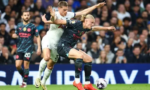 Man City lập kỷ lục ấn tượng sau trận thắng Tottenham