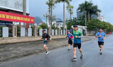 Thành phố Lai Châu lan tỏa phong trào đi bộ, chạy bộ