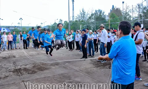 Gần 400 vận động viên tham gia Hội thao “Khỏe để lao động” ngành Y tế tỉnh Sóc Trăng