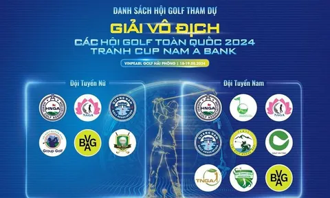 Khởi tranh giải vô địch các Hội Golf toàn quốc 2024 - Cúp Nam A Bank