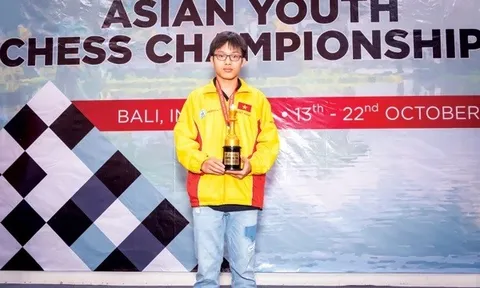 Kỳ thủ Võ Phạm Thiên Phúc tham dự giải cờ Vua trẻ U20 thế giới 2024