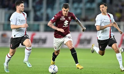 Vòng 37 Serie A 2023-2024: AC Milan bất ngờ bại trận trước Torino