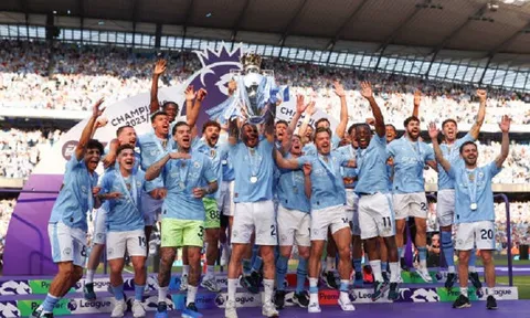Hạ màn Premier League: Man City vô địch, Arsenal ngậm ngùi giành ngôi á quân