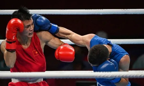 Vòng loại Olympic Boxing: Võ sĩ Nguyễn Văn Đương thắng trận đầu ra quân