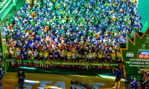 Hơn 10 nghìn người dự giải Marathon Hậu Giang 2024