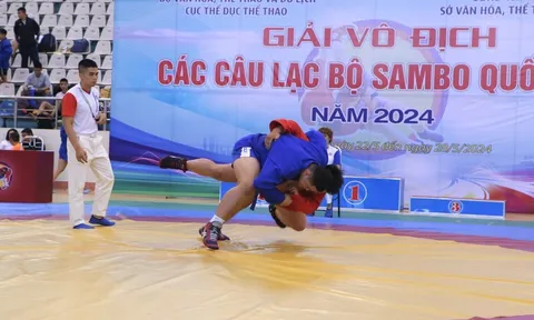 Khởi tranh giải vô địch các Câu lạc bộ Sambo quốc gia 2024