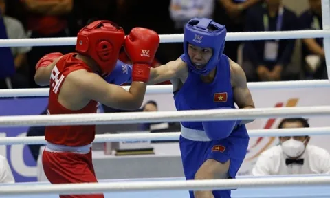 Vòng loại Olympic Boxing: Võ sĩ Hà Thị Linh thắng đối thủ hạng ba châu Âu