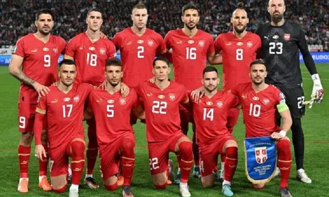 Đội tuyển Serbia chốt danh sách 26 cầu thủ tham dự Vòng chung kết EURO 2024
