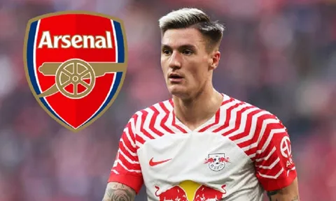 Arsenal vượt mặt Chelsea và Man United trong cuộc đua giành chữ ký của Benjamin Sesko