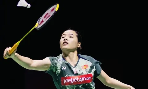Thùy Linh tham dự giải Cầu lông Indonesia Open 2024