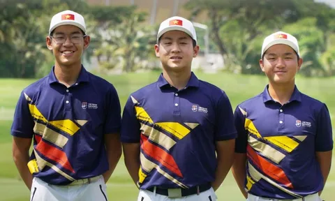 Nhà vô địch SEA Games 32 Lê Khánh Hưng dự giải Golf Việt Nam Masters 2024