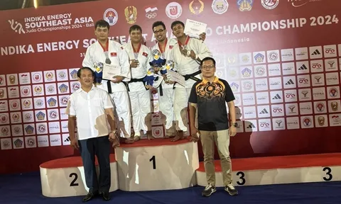 Giải vô địch Judo Đông Nam Á và trẻ Đông Nam Á năm 2024: Việt Nam xếp thứ nhất toàn đoàn