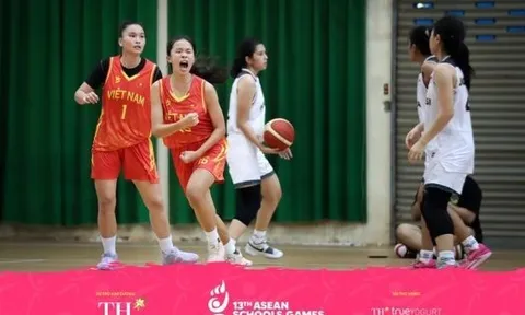 Đại hội Thể thao Học sinh Đông Nam Á lần thứ 13: Bóng rổ nam và nữ Việt Nam cùng tranh huy chương đồng