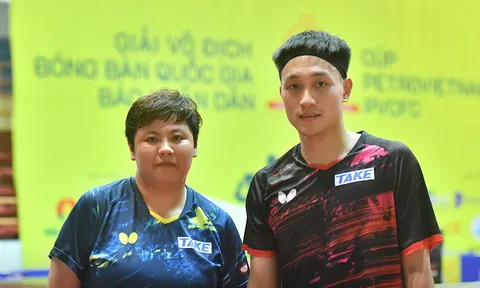 Giải vô địch Bóng bàn quốc gia Báo Nhân Dân năm 2024: Nguyễn Anh Tú - Mai Hoàng Mỹ Trang bảo vệ ngôi vô địch đôi nam - nữ