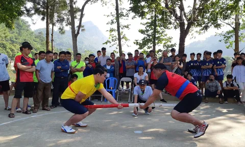 Phát triển mạnh môn Đẩy gậy ở Văn Bàn