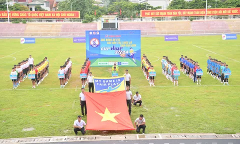 Khai mạc giải Bóng đá U15 các dân tộc thiểu số tỉnh Điện Biên - Cúp HIUP 2024