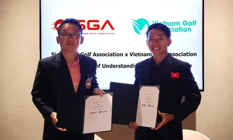 Hiệp hội Golf Việt Nam ký kết hợp tác với Hiệp hội Golf Singapore