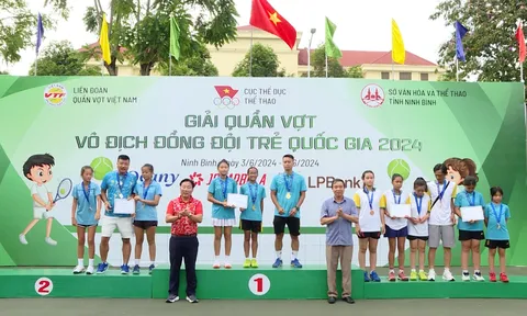 Kết thúc giải Quần vợt vô địch đồng đội trẻ quốc gia 2024