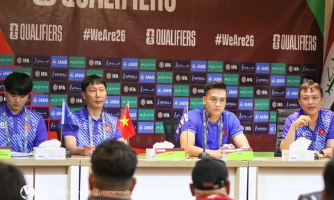 Huấn luyện viên Kim Sang-sik: “Đội tuyển Việt Nam đã chuẩn bị rất tốt để đối đầu với Iraq rất mạnh”