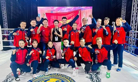 Giải vô địch Muay thế giới 2024: Việt Nam giành 2 huy chương vàng, 7 huy chương bạc, 9 huy chương đồng