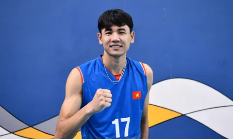 Chủ công Nguyễn Ngọc Thuân ghi điểm nhiều nhất tại Cúp Bóng chuyền nam AVC Challenge Cup 2024