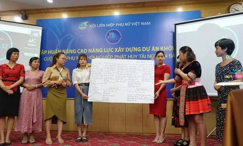Tập huấn nâng cao năng lực cho các dự án khởi nghiệp vượt qua vòng sơ loại cấp vùng Cuộc thi Phụ nữ khởi nghiệp năm 2024