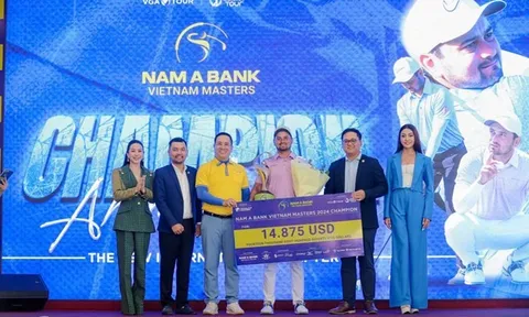 Golfer Pakistan vô địch giải Golf Nam A Bank Vietnam Masters 2024 với thành tích kỷ lục