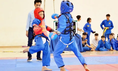 Giải Vovinam các Câu lạc bộ Thanh thiếu nhi tỉnh Lào Cai mở rộng 2024