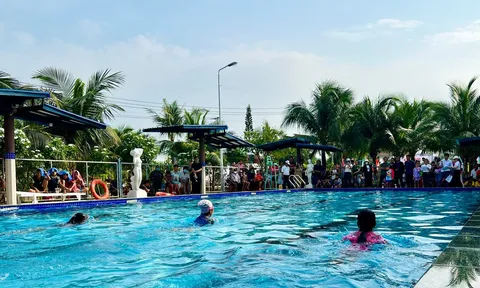 Thị xã La Gi tổ chức giải Bơi cho trẻ và phát động phong trào phòng, chống đuối nước