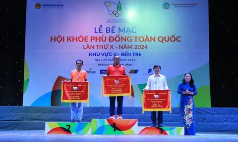 Đồng Tháp nhất toàn đoàn Hội khỏe Phù Đổng toàn quốc khu vực V năm 2024 