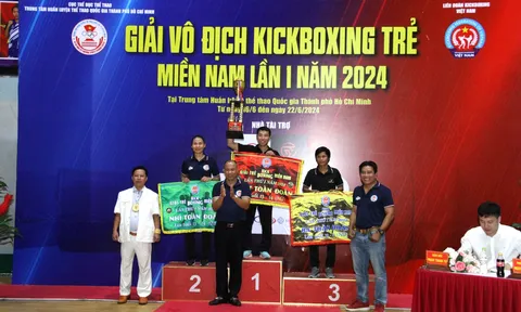 Phát hiện nhiều tài năng qua giải vô địch trẻ Kickboxing miền Nam lần thứ nhất năm 2024