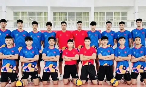 Đội tuyển bóng chuyền U20 nam Việt Nam sẵn sàng cho trận Play-offs với Campuchia