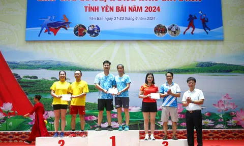 Bế mạc giải Cầu lông, Bóng bàn gia đình tỉnh Yên Bái năm 2024  