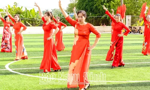 Thị trấn Nam Giang đẩy mạnh phong trào rèn luyện thể dục thể thao 