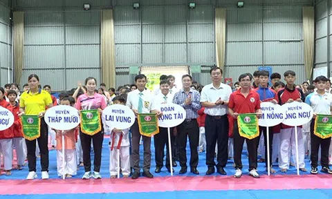 255 vận động viên tranh tài giải Karate các Câu lạc bộ tỉnh Đồng Tháp năm 2024  